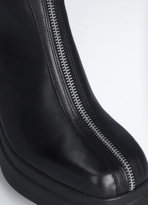 BOTINES NEGROS CON CREMALLERA