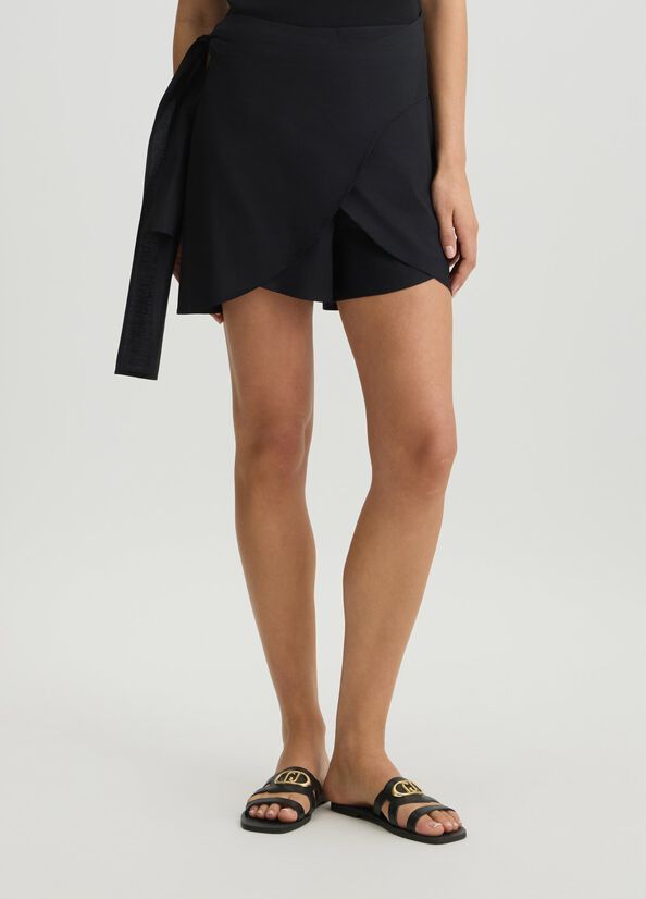 Short pareo popelin