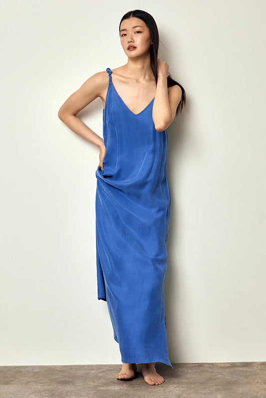 VESTIDO MAXI AZUL