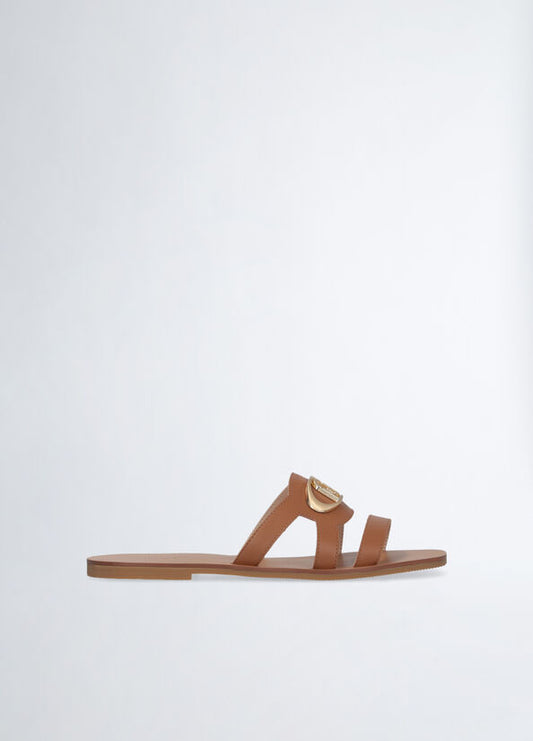 SANDALIAS PLANAS DE PIEL LIU JO
