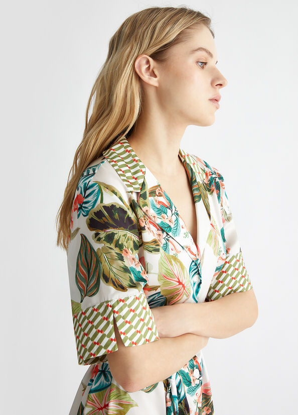 VESTIDO CAMISERO ESTAMPADO