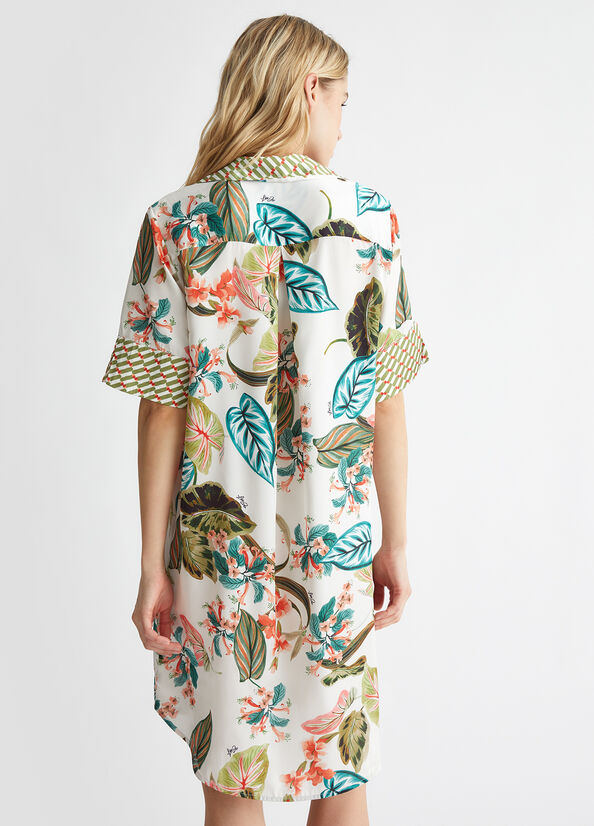 VESTIDO CAMISERO ESTAMPADO