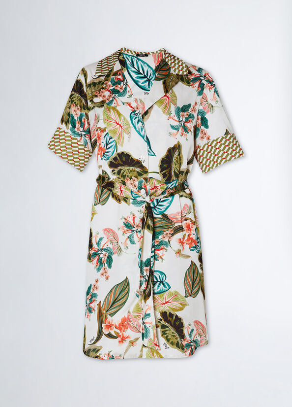 VESTIDO CAMISERO ESTAMPADO