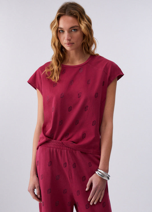 CAMISETA CON STRASS