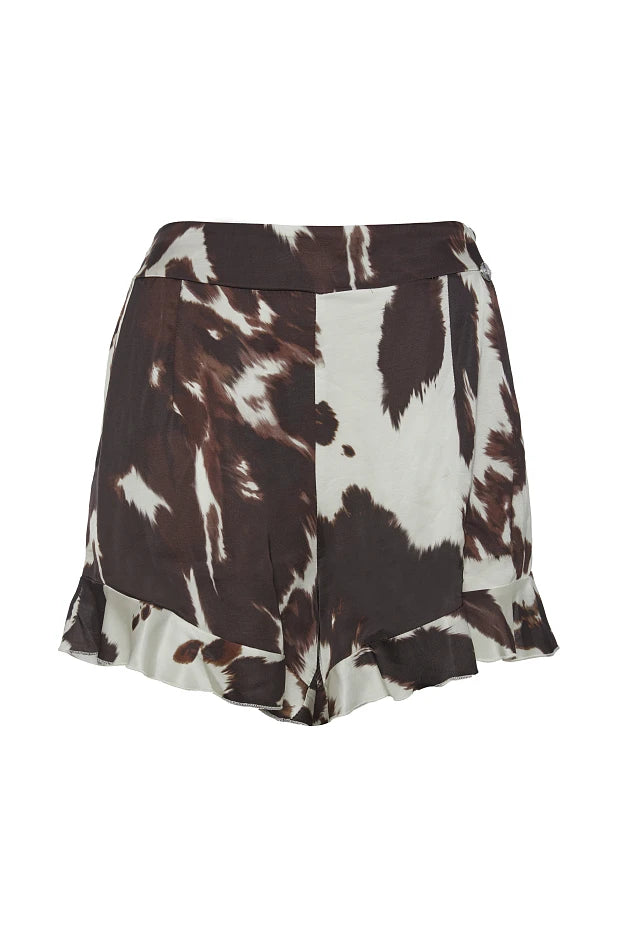 SHORT ESTAMPADO VACA