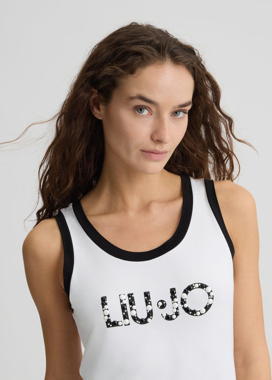 TOP DE VISCOSA CON LOGO