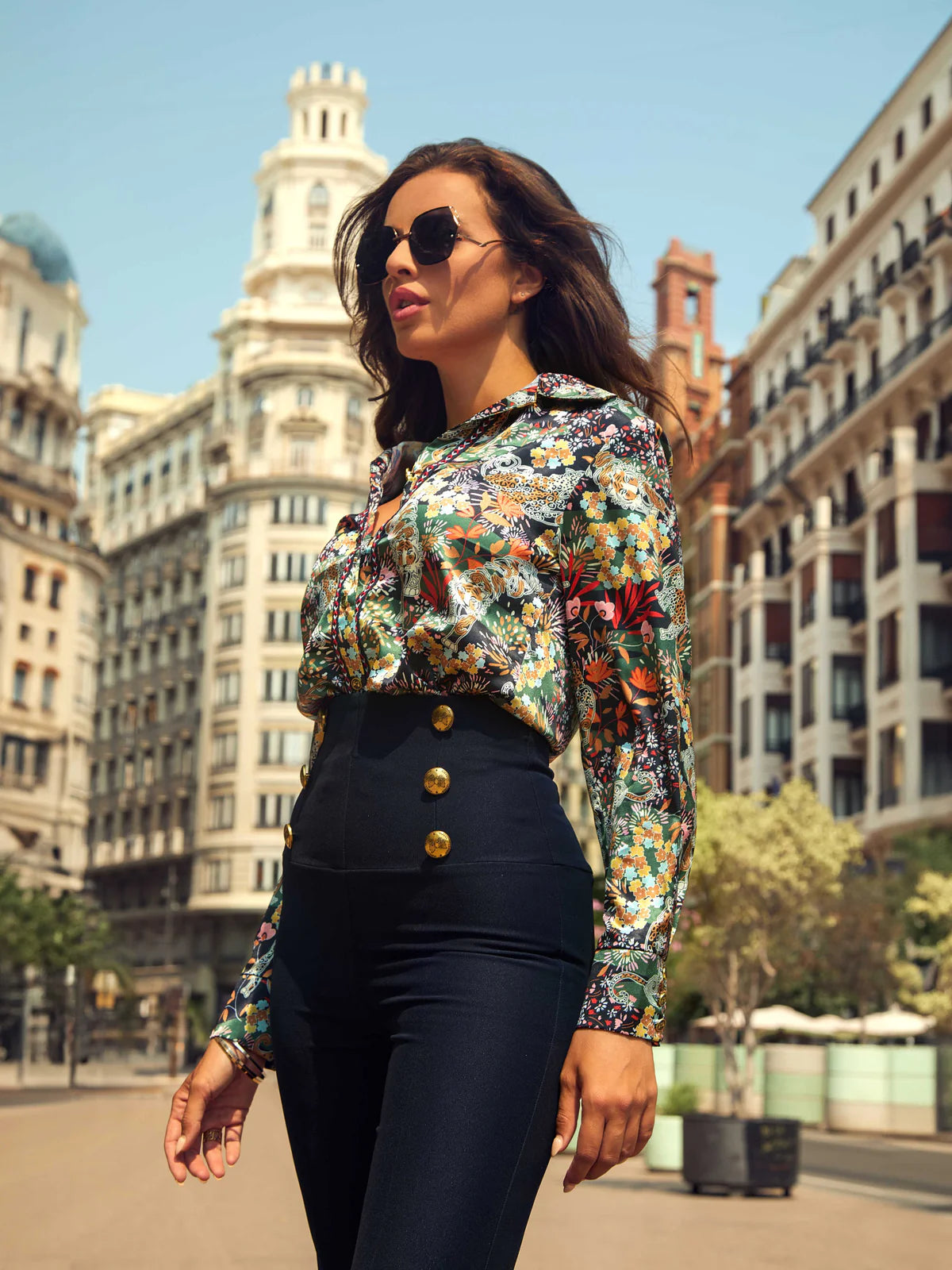 BLUSA GUZMANIA CAMALEÓNICA