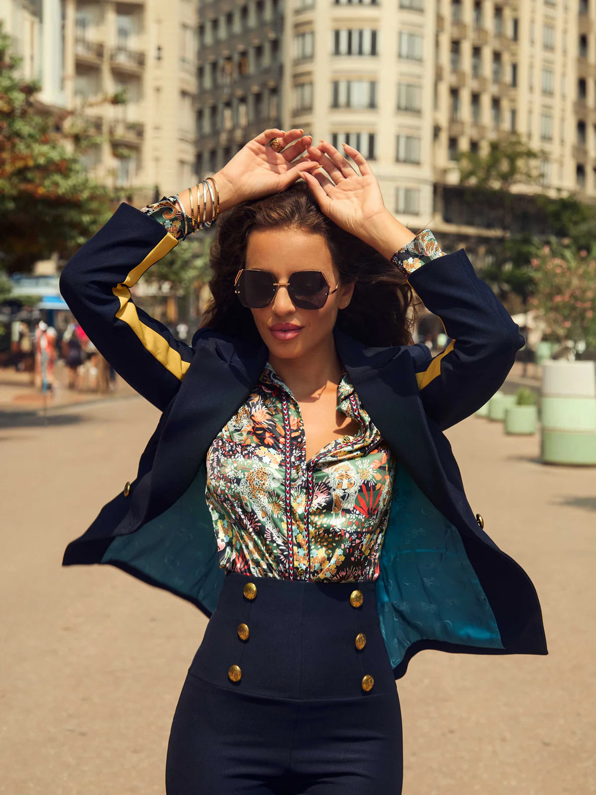BLUSA GUZMANIA CAMALEÓNICA