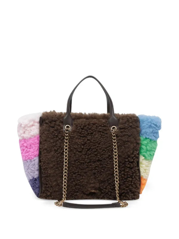 BOLSO HOXTON BORREGO MARRÓN KURT GEIGER