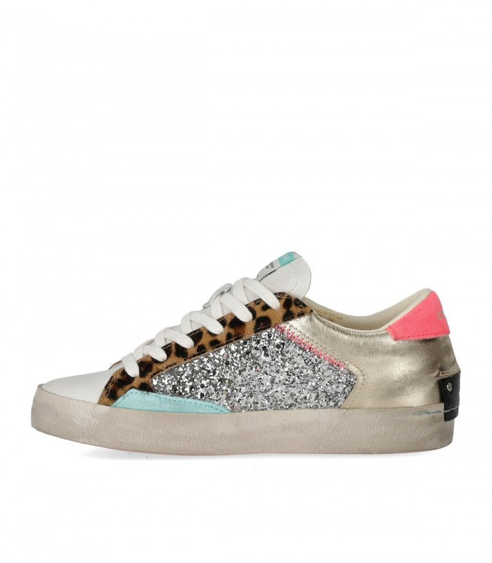 ZAPATILLA CRIME LONDON DISTRESSED PLATINUM WILDLIFE
